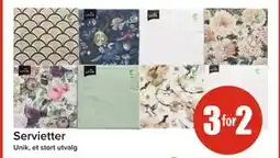 Spar Servietter tilbud
