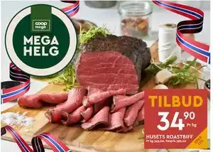 Coop Mega HUSETS ROASTBIFF tilbud