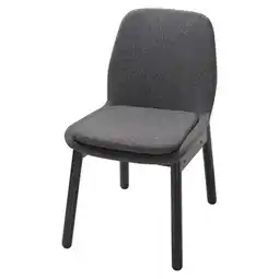 IKEA Vedbo Stol, svart/gunnared mørk grå tilbud