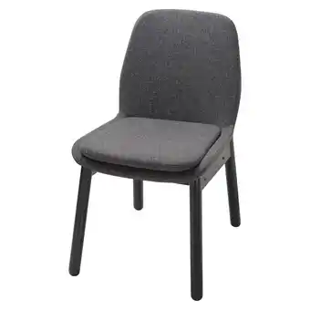 IKEA Vedbo Stol, svart/gunnared mørk grå tilbud