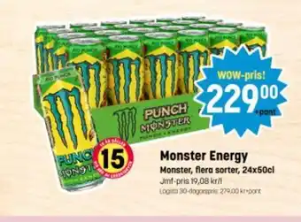 Eurocash MONSTER Energy tilbud