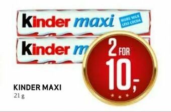 Bunnpris Kinder Maxi tilbud