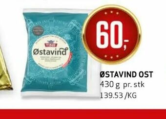 Bunnpris Østavind ost tilbud
