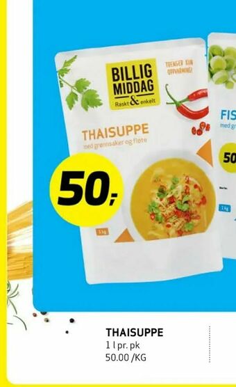 Bunnpris Thaisuppe tilbud