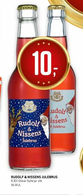 Bunnpris Rudolf & Nissens Julebrus tilbud