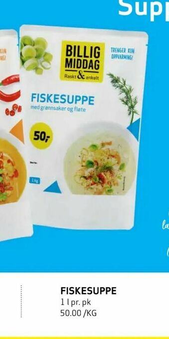 Bunnpris Fiskesuppe tilbud