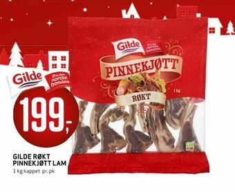 Bunnpris Gilde røkt pinnekjøtt lam tilbud