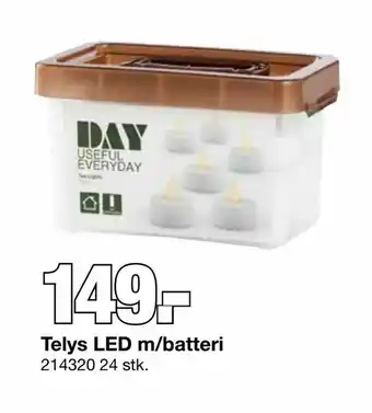 Telys LED m/batteri