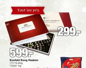Staples Konfekt Kong Haakon tilbud