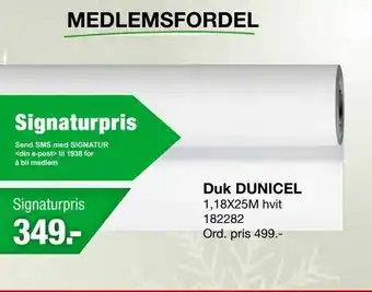 Staples Duk dunicel tilbud