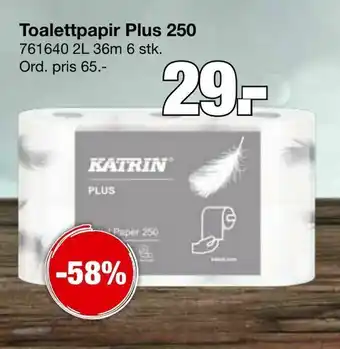 Toalettpapir Plus 250
