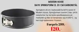 Kitch'n Modern House Bayk springform karbonstål tilbud