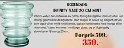 Kitch'n Rosendahl Infinity vase mint tilbud