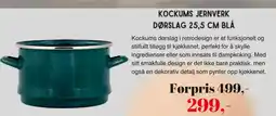 Kitch'n Kockums Jernverk dørslag blå tilbud