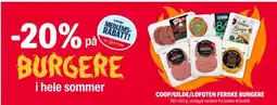 Coop Extra Coop/gilde/lofoten ferske burgere tilbud
