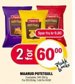 Coop Extra MAARUD Potetgull tilbud