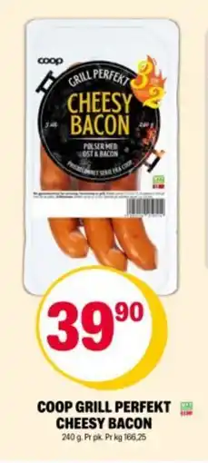 Coop Extra COOP Grill perfekt cheesy bacon tilbud