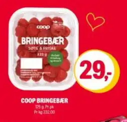 Coop Extra COOP Bringebær tilbud