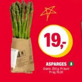 Coop Extra Asparges tilbud