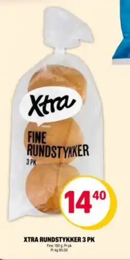 Coop Extra XTRA Rundstykker 3 pk tilbud