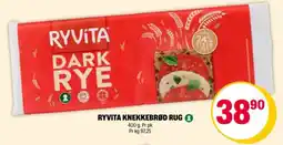 Coop Extra RYVITA Knekkebrød rug tilbud