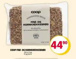 Coop Extra COOP Frø- og kornknekkebrød tilbud