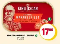 Coop Extra KING OSCAR Makrell i tomat tilbud
