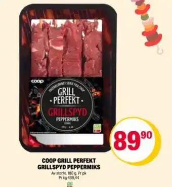 Coop Extra COOP Grill perfekt grillspyd peppermiks tilbud