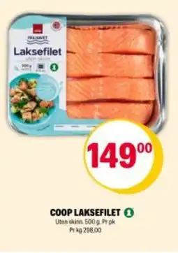 Coop Extra COOP Laksefilet tilbud