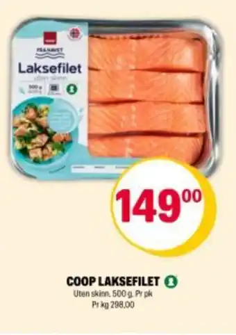 Coop Extra COOP Laksefilet tilbud
