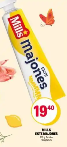 Coop Extra MILLS Ekte majones tilbud