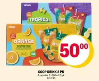 Coop Extra COOP Drikk 8 pk tilbud