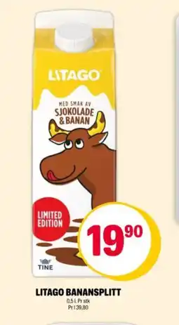 Coop Extra LITAGO Banansplitt tilbud
