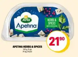 Coop Extra ARLA Apetina herbs & spices tilbud