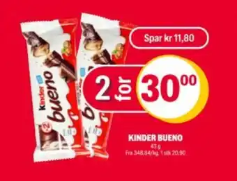 Coop Extra KINDER Bueno tilbud