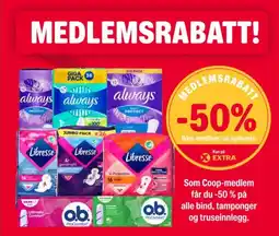 Coop Extra Som Coop-medlem får du -50 % på tilbud