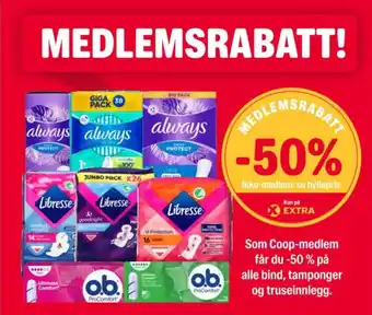 Coop Extra Som Coop-medlem får du -50 % på tilbud