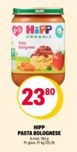 Coop Extra HIPP Pasta bolognese tilbud