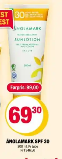 Coop Extra ÄNGLAMARK Spf 30 tilbud