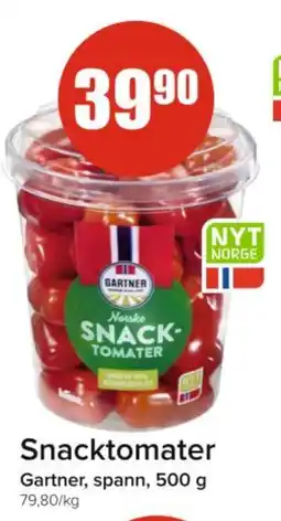 Spar GARTNER Snacktomater tilbud
