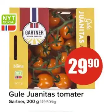 Spar GARTNER Gule juanitas tomater tilbud