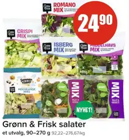 Spar Grønn & frisk salater tilbud