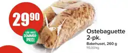 Spar Ostebaguette 2-pk. tilbud