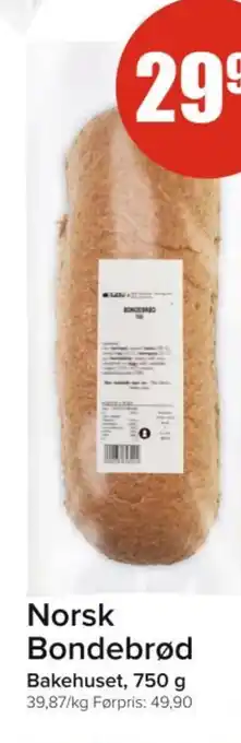 Spar Norsk bondebrød tilbud
