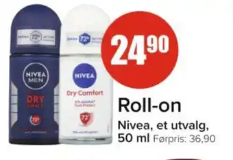 Spar NIVEA Roll-on tilbud