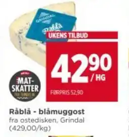 Meny Råblå - blåmuggost tilbud