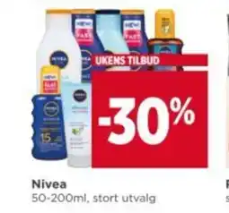 Meny Nivea tilbud