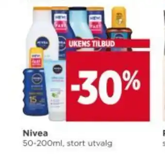 Meny Nivea tilbud