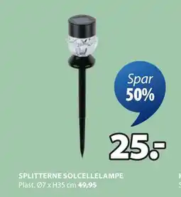 JYSK SPLITTERNE SOLCELLELAMPE tilbud