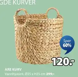 JYSK ARE KURV tilbud